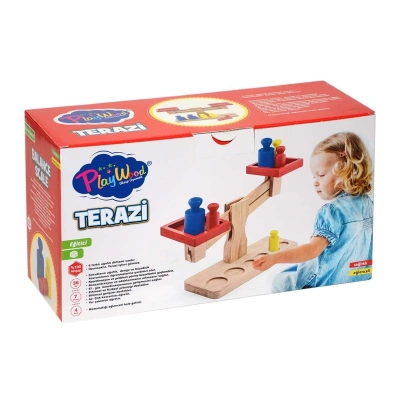 ÇOK SATAN Kutulu Ahşap Terazi - ONY-313