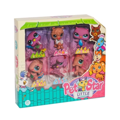 ÇOK SATAN KZL-3046A4 Pet Star 6lı Miniş Seti -Kızılkaya Oyuncak