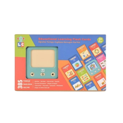 ÇOK SATAN LC-31050 Öğretici Türkçe-İngilizce Konuşan Flash Kartlar -Lets Be Child