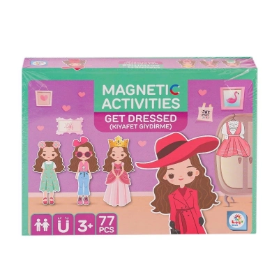 ÇOK SATAN LC7982 Manyetik Aktivite Kız Kıyafet Giydirme -Laçokids