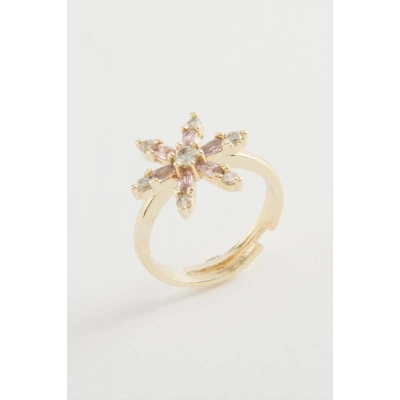 ÇOK SATAN Lotus Zirkon Taşlı Yüzük