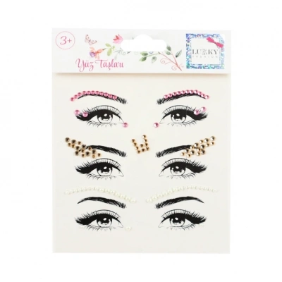 ÇOK SATAN Lukky Phononix Göz ve Kaş Yüz Taşı