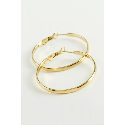 ÇOK SATAN Lüks Çelik Halka Küpe 3,8 cm