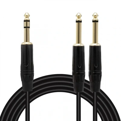 Magicvoice Ld390b 2x 6.3 Mm Mono Erkek - 6.3 Mm Stereo Erkek 3 Metre Kablo