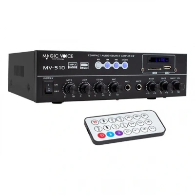 Magicvoice Mv-510 50 Watt Usb-sd-bluetooth Girişli Hat Trafolu Ses Mixer