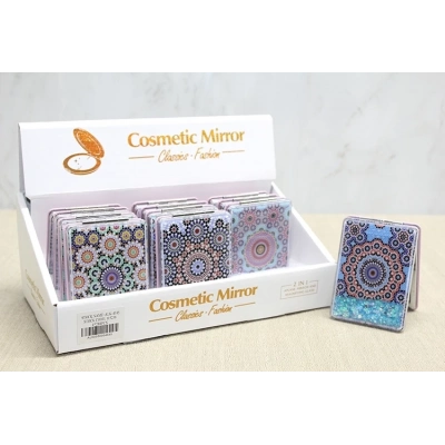 ÇOK SATAN Mandala Desenli Hareketli Sulu El Aynası Alk4585