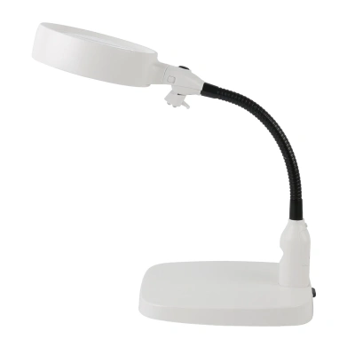 ÇOK SATAN Masaüstü 10x Led Işıklı Büyüteç Okuma El Sanatları Onarım Büyüteç 7765