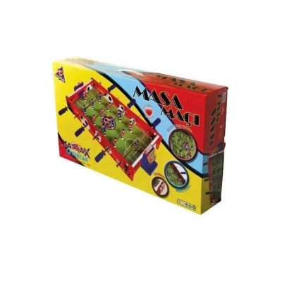 ÇOK SATAN Matrax Akçiçek Oyuncak Ahşap Masa Maçı Futbol Oyunu Langırt Orta