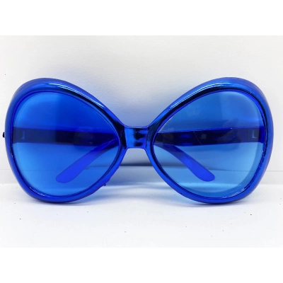 ÇOK SATAN Mavi Renk Yeşilçam Nostalji 80li Yıllar 90lı Yıllar Parti Gözlüğü 7x16 Cm