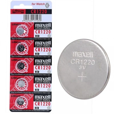 Maxell Cr1220 3 Volt Lityum 5li Düğme Pil