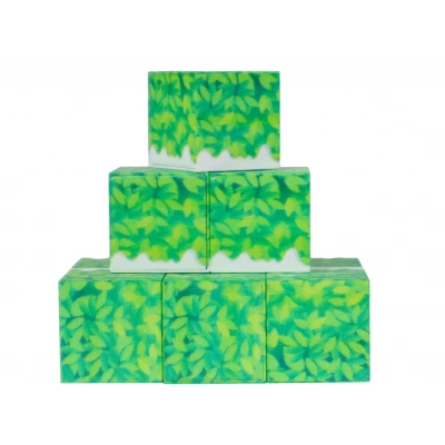 ÇOK SATAN Megacraft 9 Parça Karlı Ağaç Çimen Blok