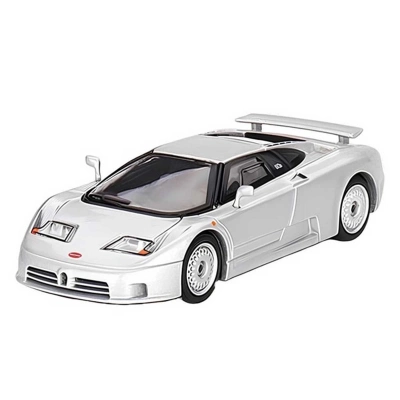 ÇOK SATAN Mini Gt 1:64 Bugatti EB110 GT Grigio Chiaro