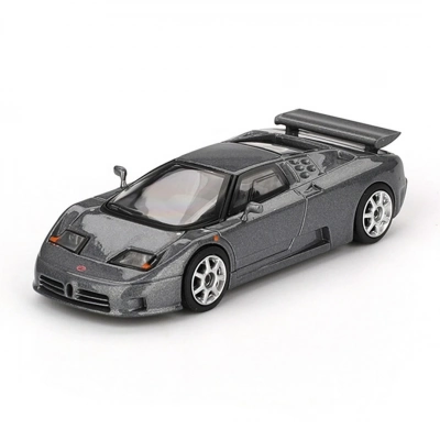 ÇOK SATAN Mini GT 1/64 Bugatti EB110 Super Sport Grigio Scuro