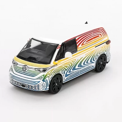 ÇOK SATAN Mini GT 1/64 Volkswagen ID. Buzz Prototype Rainbow - Blister Paket