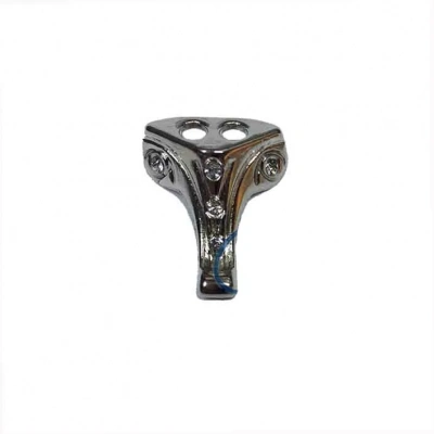 ÇOK SATAN Moda Taşlı Ahşap Sandık Ayağı, Kutu Ayak 1,5 cm - Nikel, 100 Adet