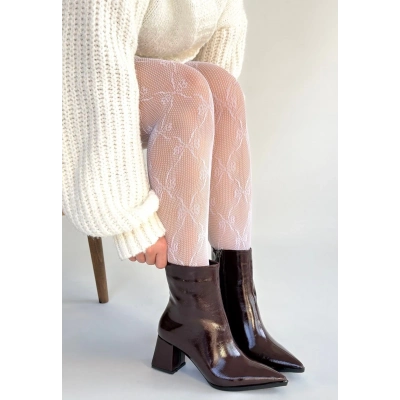 Mosy Bordo Rugan Topuklu Bot