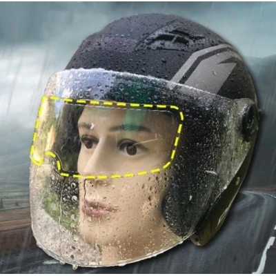 ÇOK SATAN Motosiklet  Kaskı İçin Yağmur Kaydırıcı