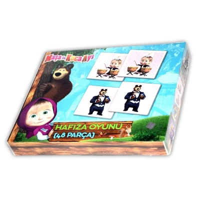 ÇOK SATAN MS7572 MAŞA İLE KOCA AYI HAFIZA OYUNU