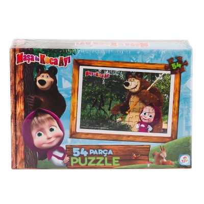 ÇOK SATAN MS7965 Masha ve Koca Ayı 54 Parça Puzzle -Laçokids