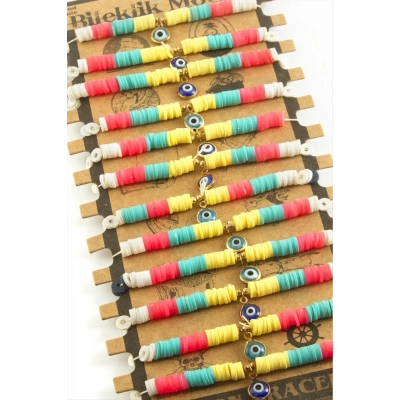 ÇOK SATAN Nazar Fimo Boncuk Bileklik