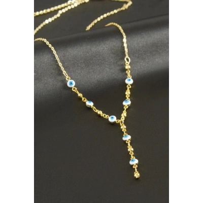 ÇOK SATAN Nazar Mineli Y Kolye