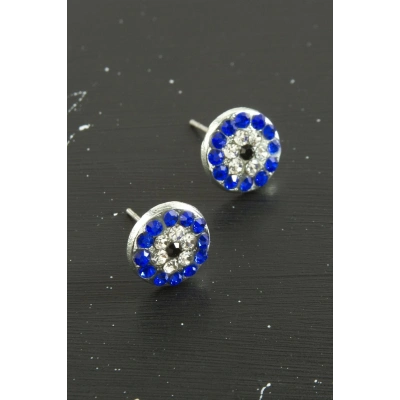 ÇOK SATAN Nazar Taşlı Minik Küpe