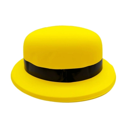 ÇOK SATAN Neon Partisi Sarı Renk Melon Plastik Parti Şapkası