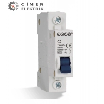 ÇOK SATAN NOAS YL04 6002 1X2A 4.5Ka C Tipi Otomatik Sigorta