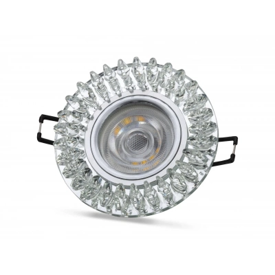 ÇOK SATAN NOAS YL65 1727 Troya Led Çerçeveli 4000K Kristal Cam Spot Kasa - Priz ve Anahtar İçin Uyumlu Çerçeve