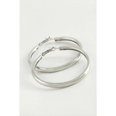 ÇOK SATAN Noktalı Boru Halka Küpe 4,5 cm