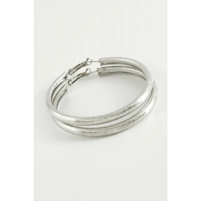 ÇOK SATAN Noktalı Boru Halka Küpe 5 cm