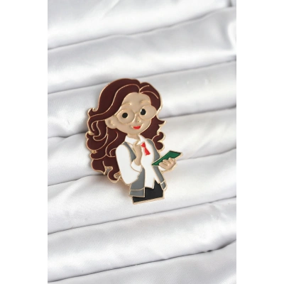 Öğretmen Figür Broş