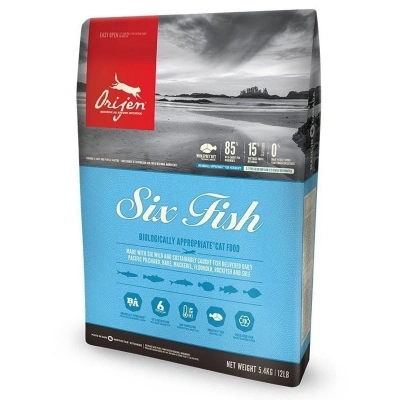 ÇOK SATAN Orijen Six Fish Tahılsız Balık Yavru ve Yetişkin Kedi Maması 1.8 Kg