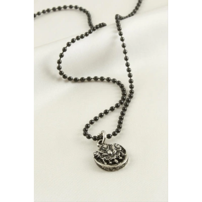 ÇOK SATAN Osmanlı Bayrağı Top Zincirli Erkek Kolye