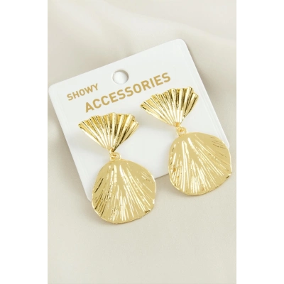 ÇOK SATAN Oval Trend Metal Küpe