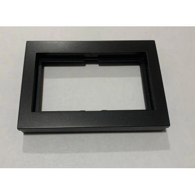 ÇOK SATAN Ovivo Metalik Siyah İkili Topraklı Priz Çerçevesi Grano