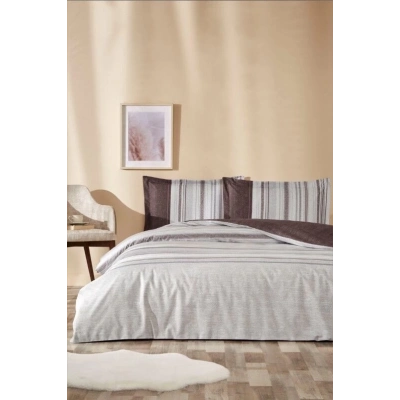 ÇOK SATAN Özdilek Çift Kişilik Ranforce Nevresim Takımı Arenoso Bej