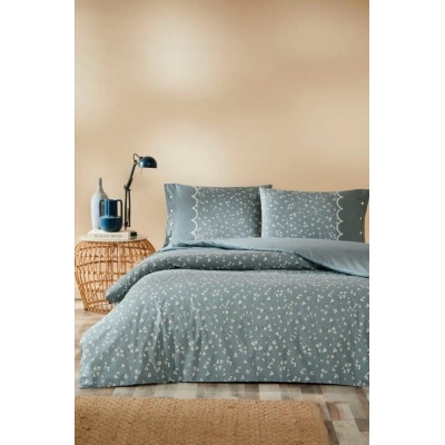 ÇOK SATAN Özdilek Çift Kişilik Ranforce Nevresim Takımı Cilantro Mavi