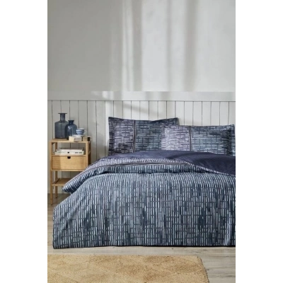 ÇOK SATAN Özdilek Maskülen Çift Kişilik Nevresim Takımı Modra Mavi