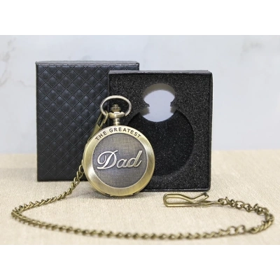 ÇOK SATAN Özel Kutulu Antik Dad (baba) Köstekli Saat Alk4667