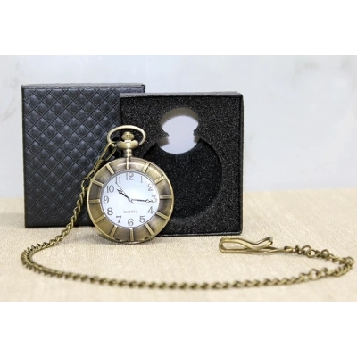 ÇOK SATAN Özel Kutulu Antik Köstekli Saat Alk4684