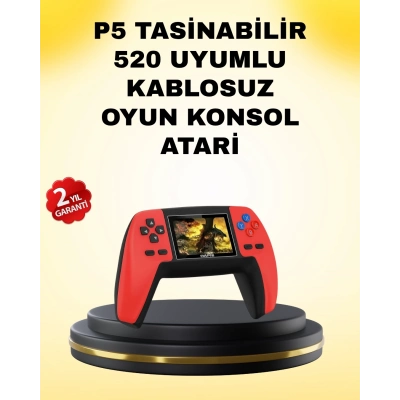 ÇOK SATAN P5 Retro GamePad 520 Oyunlu TV ve Elde Oynanabilir Konsol