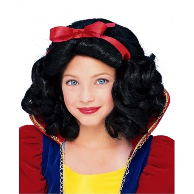 ÇOK SATAN Pamuk Prenses Peruğu Kırmızı Fiyonklu