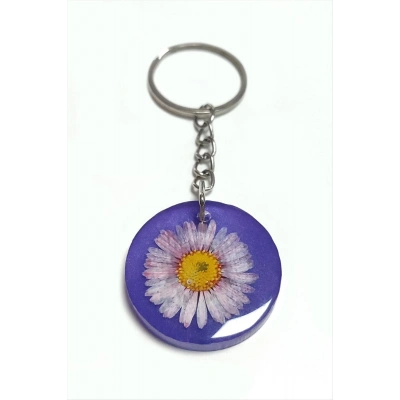 ÇOK SATAN Papatya Epoksi Anahtarlık