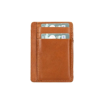 ÇOK SATAN Parma Deri Kartlık RST2 Taba