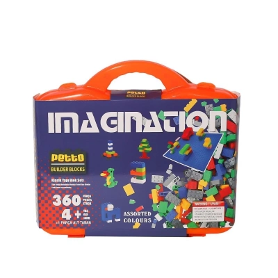 ÇOK SATAN PBB480-1 Çantalı Petto Blok Seti 480 Parça-Gepettoys