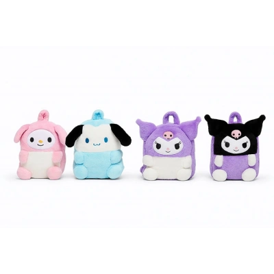Peluş Kuromi My Melody Ve Cinnamoroll Sırt Çantası