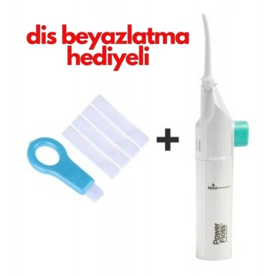 ÇOK SATAN Power Floss Mekanik Diş Ve Ağız Temizleme Aleti Ve Diş Beyazlatma Seti
