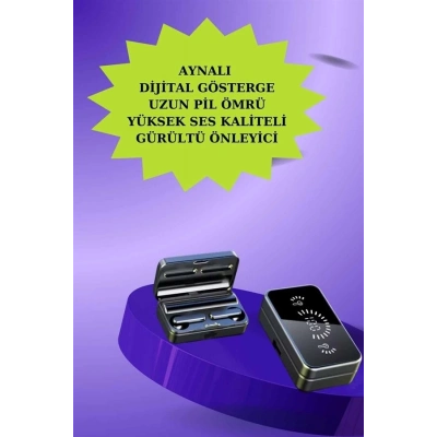 ÇOK SATAN Powerbank Bluetooth Kulaklık Ve Yeni Model Akıllı Saat Seti ANC Özelliği Dokunamatik