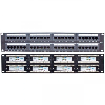 Powermaster Pm-18501 48 Port Utp Cat6 Patch Panel